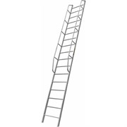 Приставная односекционная лестница MEGAL ЛПА-6х0.75