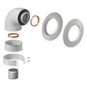 Отвод коаксиальный KRATS 60/100 (Baxi (кроме Nova/Classic), Ariston, Vaillant, Viessmann, Kiturami, Mizudo, Hubert, Beretta,