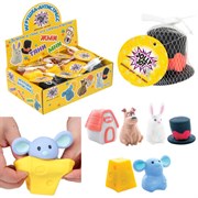 Игрушка-антистресс "ШЛЯПА, СЫР, ДОМИК" 6 см, ассорти 3 вида, дисплей, JOLLY JOT (ДЖОЛЛИ ДЖОТ), 665767