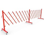 Раздвижное металлическое ограждение ООО ОПТИМА СЕРВИС РМО-2560