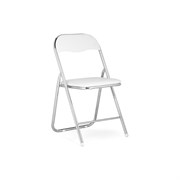 Стул Woodville Fold 1 складной white / chrome