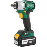 Аккумуляторный бесщёточный ударный гайковерт Sata SC51073