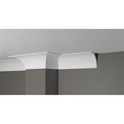 Ударопрочный влагостойкий потолочный карниз под покраску Decor-Dizayn DD46