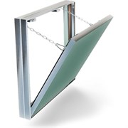 Алюминиевый съемный ревизионный люк под плитку Хаммер Гиппократ-П