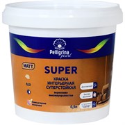 Краска интерьерная PELLIGRINA PAINT super