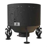 Костровая чаша FIRE-HOUSE Ch1-800коты и звезды