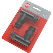 Угловой набор дизайн-вентилей Royal Thermo PIANO