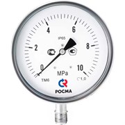 Коррозионностойкий манометр РОСМА ТМ-621Р.00