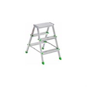 Двусторонняя алюминиевая стремянка Sarayli 18191