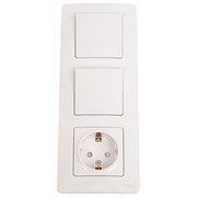 Розетка и выключатель Systeme Electric Blanca
