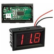 Цифровой вольтметр RUICHI V27T-DL Red