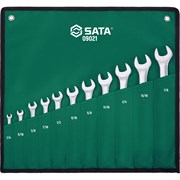 Набор комбинированных дюймовых ключей Sata 09021