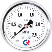 Виброустойчивый мановакуумметр РОСМА ТМВ-320Т.00