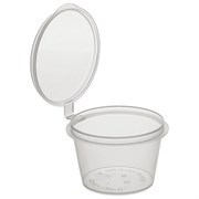 Соусник одноразовый 30 мл, Стандарт, с верхней крышкой, прозрачный, ВЗЛП, 1235П