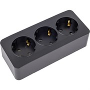Трехместная розетка Stekker софия