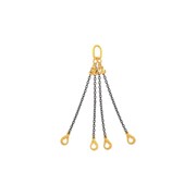 Цепной строп Сталь-91 4СЦ - 11,2/6000 звено ОВ увеличенное, укоротители, крюки самозак.