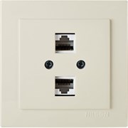 Двухместная компьютерная розетка Nilson TOURAN-ALEGRA-THOR