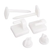 Комплект креплений для сиденья унитаза WIRQUIN 20975004