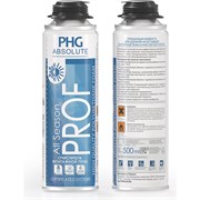 Очиститель незатвердевшей монтажной пены и силикона PHG Absolute PROF Cleaner