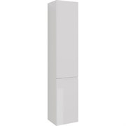 Пенал Lemark MIANO 35 см, подвесной/напольный, правый, 2-х дверный, цвет корпуса, фасада: белый глянец