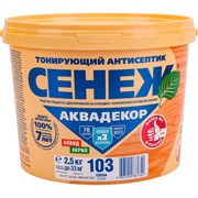 Антисептик для дерева СЕНЕЖ АКВАДЕКОР