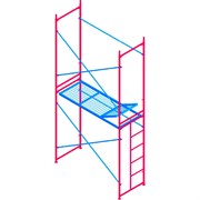 Комплект рамных лесов МЕГА 770