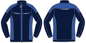 Куртка женская ProfLineSpecialist (тк.Смесовая,240), т.синий/васильковый