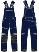 Полукомбинезон ProfLineSpecialist (тк.Смесовая,240), т.синий