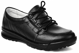 Туфли женские нат. кожа Света ПВХ ALMI (арт. 5964-07101), черный