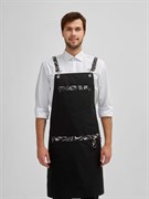 Фартук с грудкой универсальный Прага (тк.Форвард,210), черный (023)