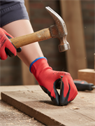 Перчатки ProfLineSpecialist нейлоновые с Н-покрытием, красный