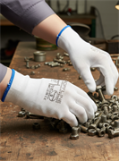 Перчатки ProfLineSpecialist нейлоновые с ПУ-покрытием, белый