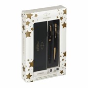 Набор PARKER "Urban Black GT": шариковая ручка синяя и перьевая ручка синяя, 2093381