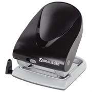 Дырокол BRAUBERG "Jet", до 40 листов, черный, 224341