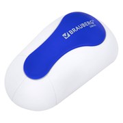 Стиратель магнитный для магнитно-маркерной доски (65х125 мм), BRAUBERG "JET", бело-синий, 238791