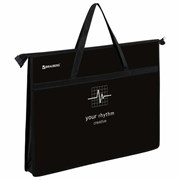 Папка для рисунков и чертежей с ручками BRAUBERG А3, пластик, молния сверху, "Creative", 273411