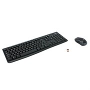 Набор беспроводной LOGITECH MK270, клавиатура, мышь 2 кнопки + 1 колесо-кнопка, черный, 920-004518