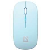 Мышь беспроводная DEFENDER Coda MB-261, 2.4 ГГц + BT, радужная подсветка, 3 кнопки + 1 колесо, 300 мАч, голубая, 52263