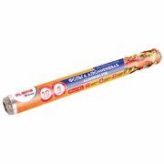 Фольга пищевая алюминиевая, 29 см х 10 м, толщина 9 мкм, LAIMA, 607802