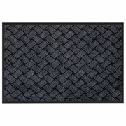 Коврик придверный 60х90 см, СЕРЫЙ, влаго-грязезащитный, 450 г/м2, плетение, PRIMILA (ПРИМИЛА) KRAFT, 701050