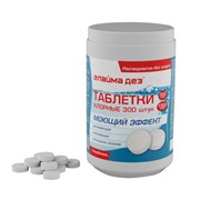 Средство дезинфицирующее с моющим эффектом, таблетки хлорные, 300 шт., 1 кг, ЛАЙМАДЕЗ, 701874