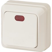 Одноклавишный выключатель INTRO Quadro