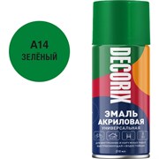Универсальная аэрозольная акриловая эмаль Decorix 0110-14 DX