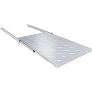Полка выдвижная NTSS глубина 700мм, крепление 19 1U, для шкафов глубиной 1000мм, серый RAL 7035