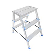 Двусторонняя алюминиевая стремянка LadderBel STR2-AL-3EP