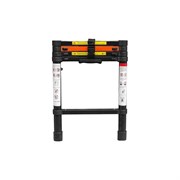 Телескопическая алюминиевая бытовая лестница ROCKFORCE RF-UP140