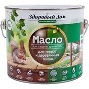 Масло для террас и деревянных полов Здоровый дом Лк-00009562