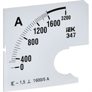 Сменная шкала к амперметру IEK э47