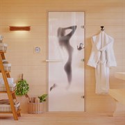 Дверь для бани DoorWood Фотопечать