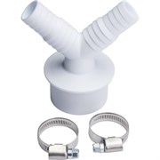 Набор переходник для подключения сливного шланга стиральной или посудомоечной машины СУПРИМПЛАСТ 4WG_50V_1625_2